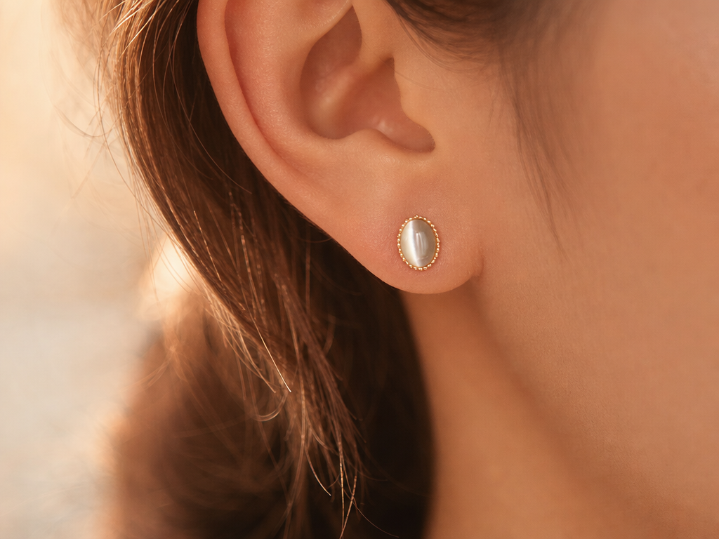 Lunar Stud Earrings