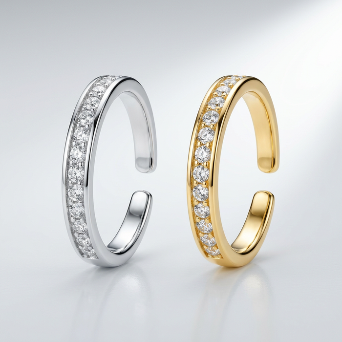 Pavé Toe Ring