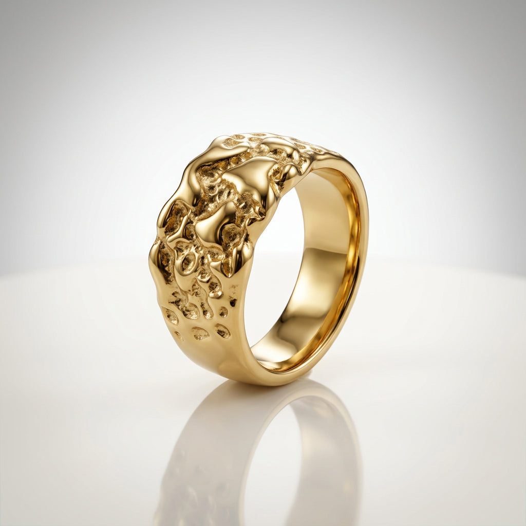 Gold Nugget Ring