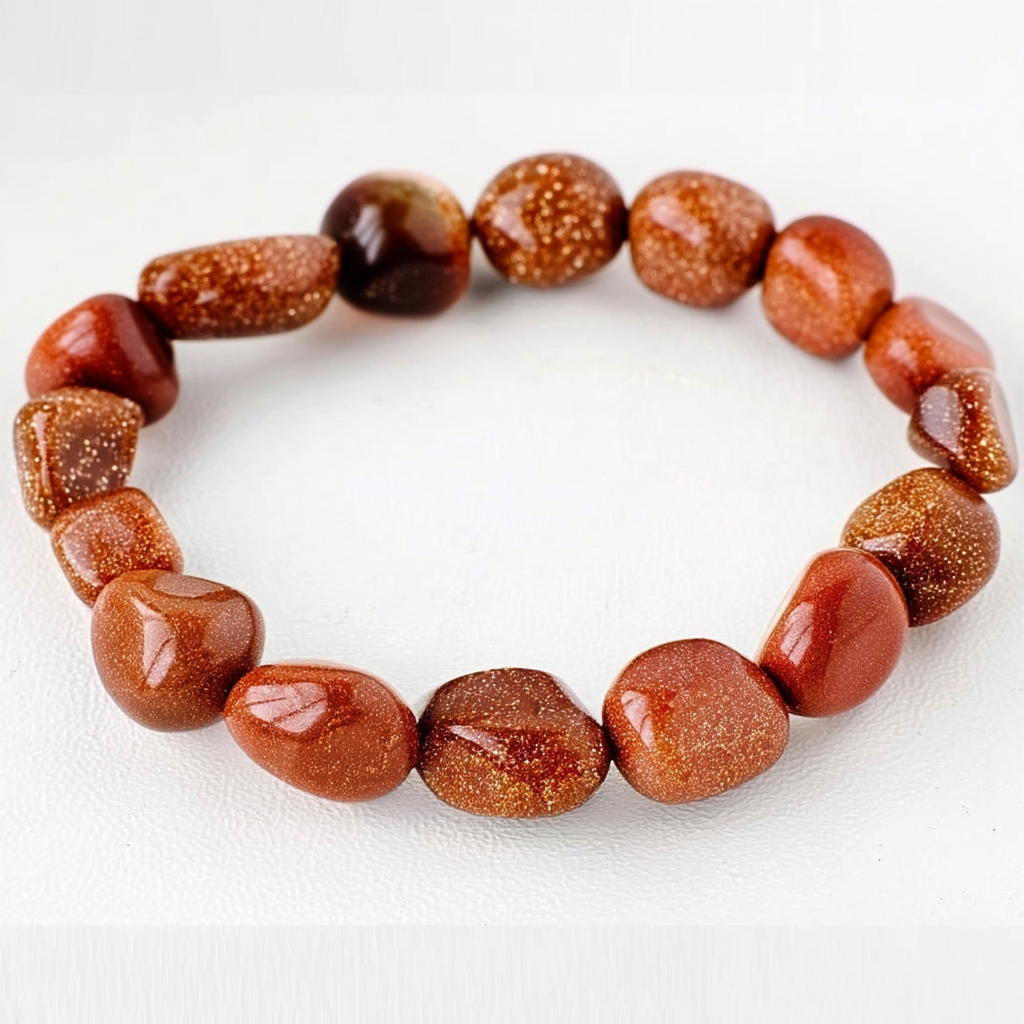 Natural Rolling Gemstone Bracelet
