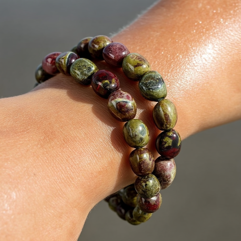 Natural Rolling Gemstone Bracelet