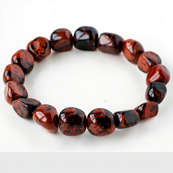 Natural Rolling Gemstone Bracelet
