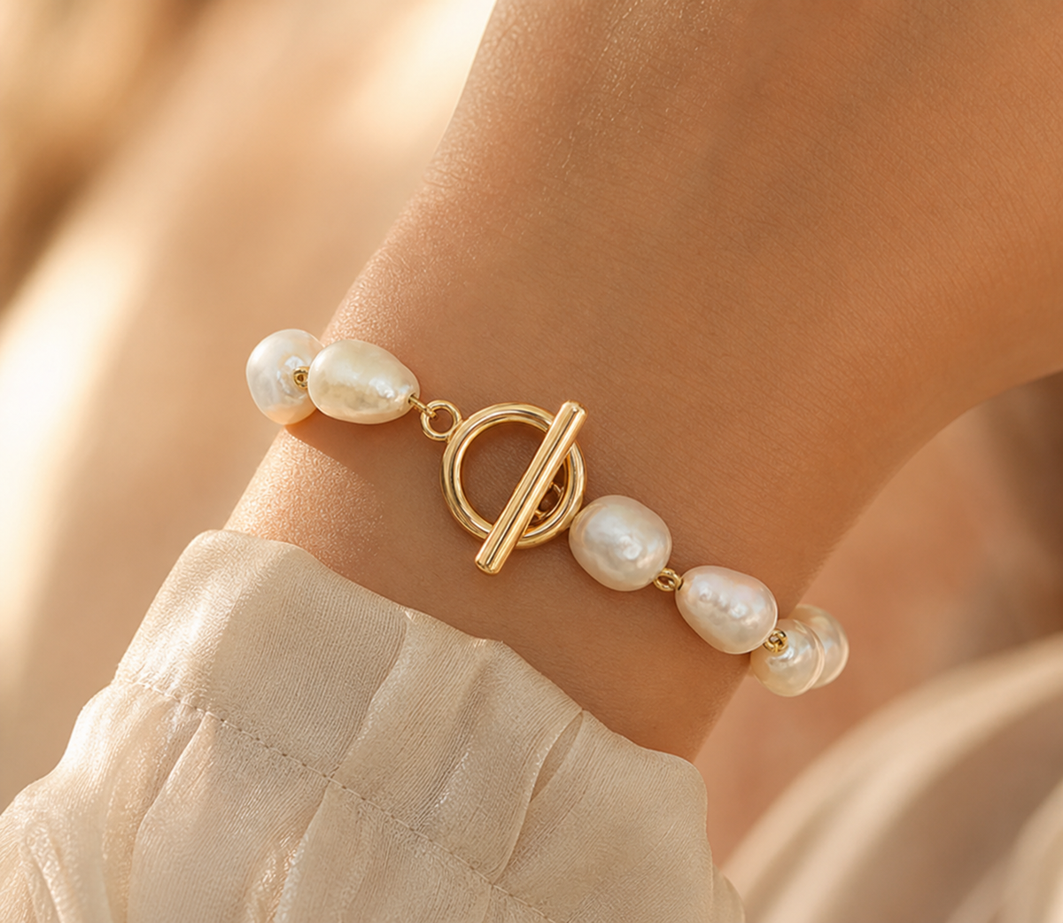 The June Pearl Bracelet