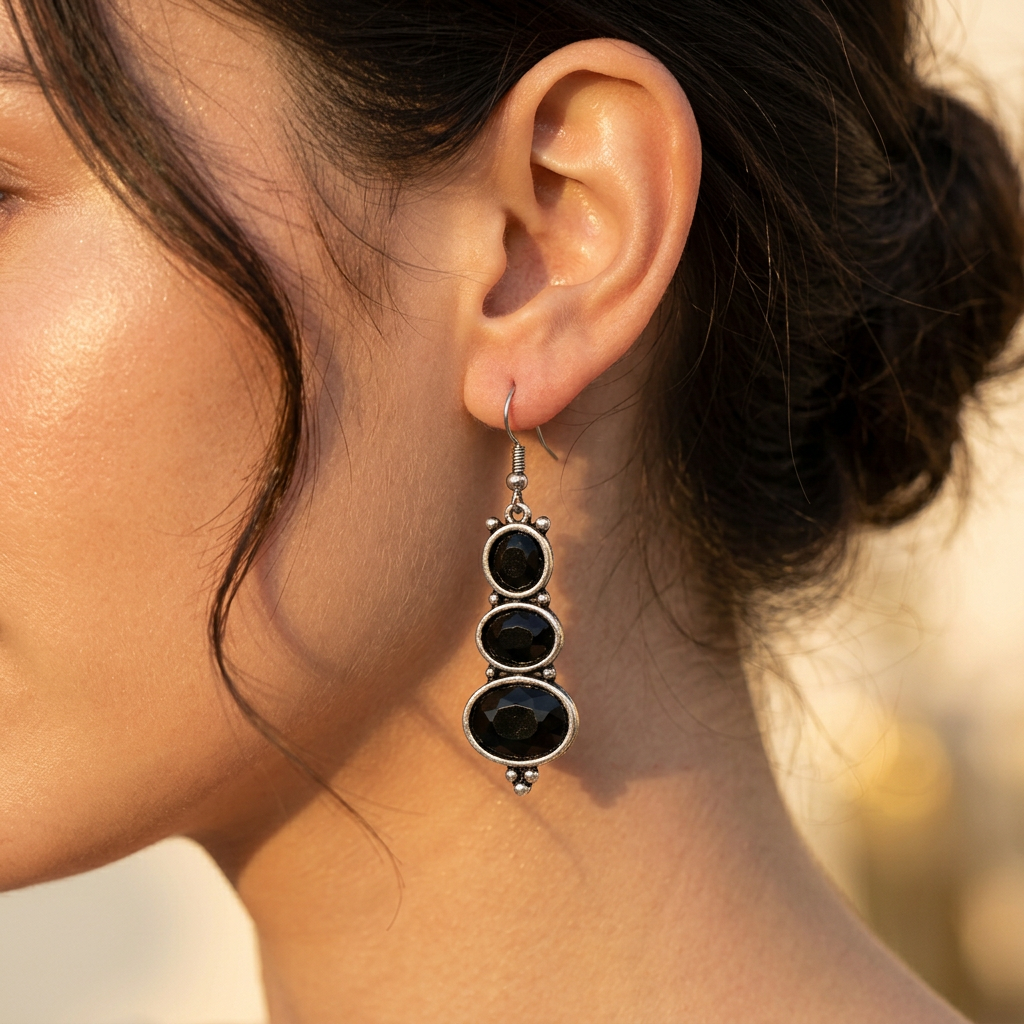 Trio Cascade Earrings