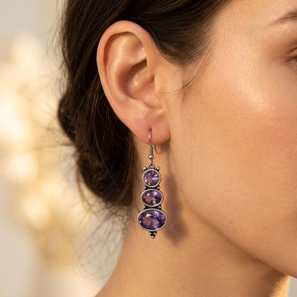 Trio Cascade Earrings