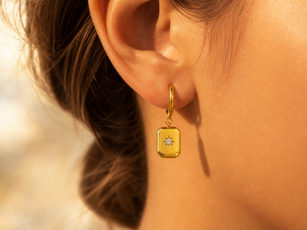 Auric Tag Earrings