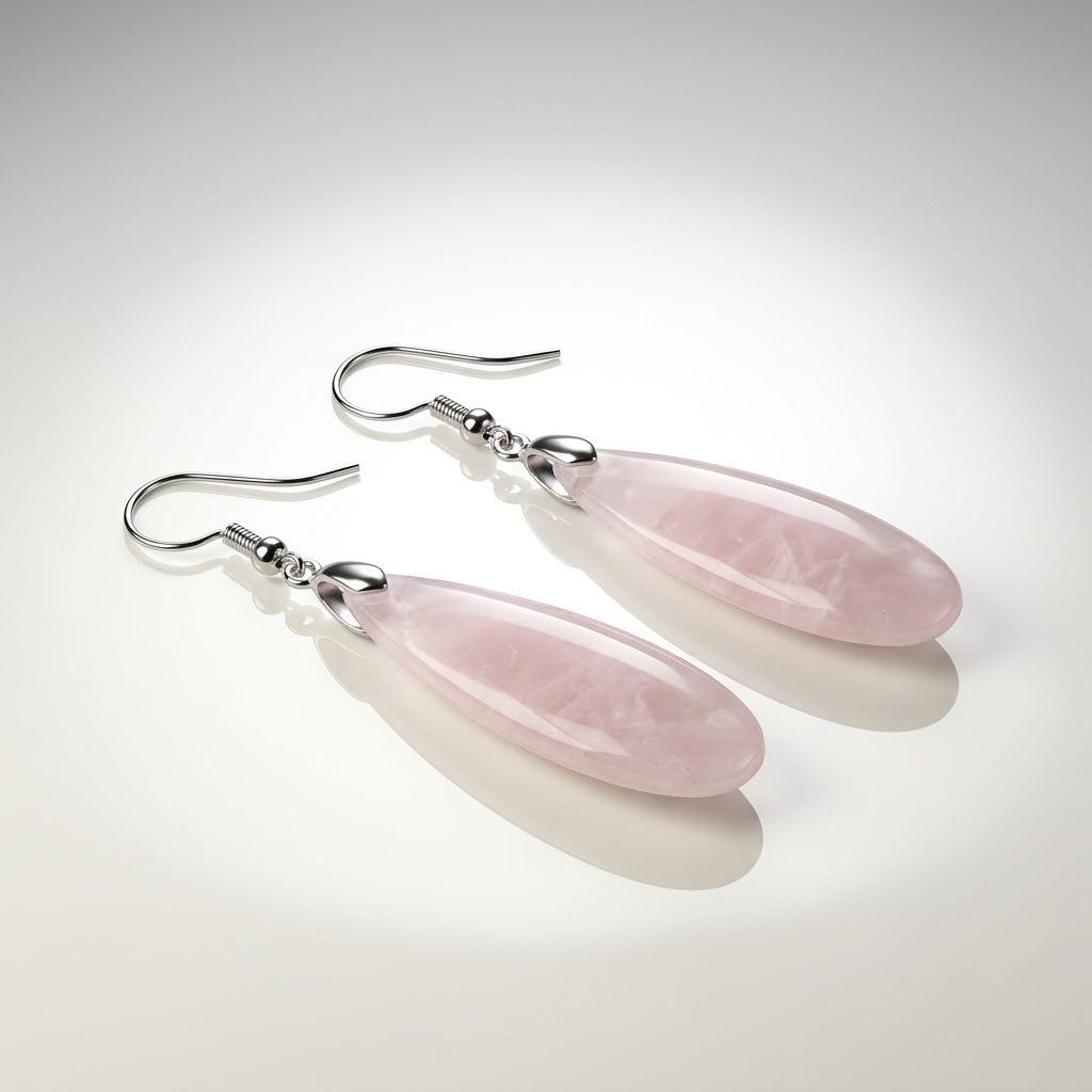 Gemstone Teardrop Earrings