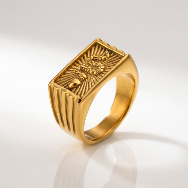 Serpent's Veil Ring