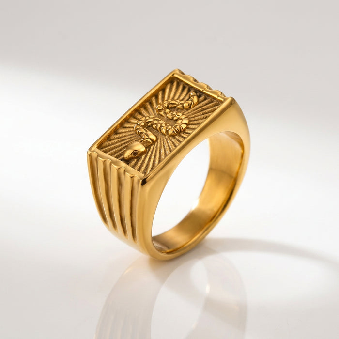 Serpent's Veil Ring