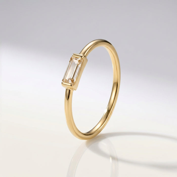 Gold Gemstone Ring