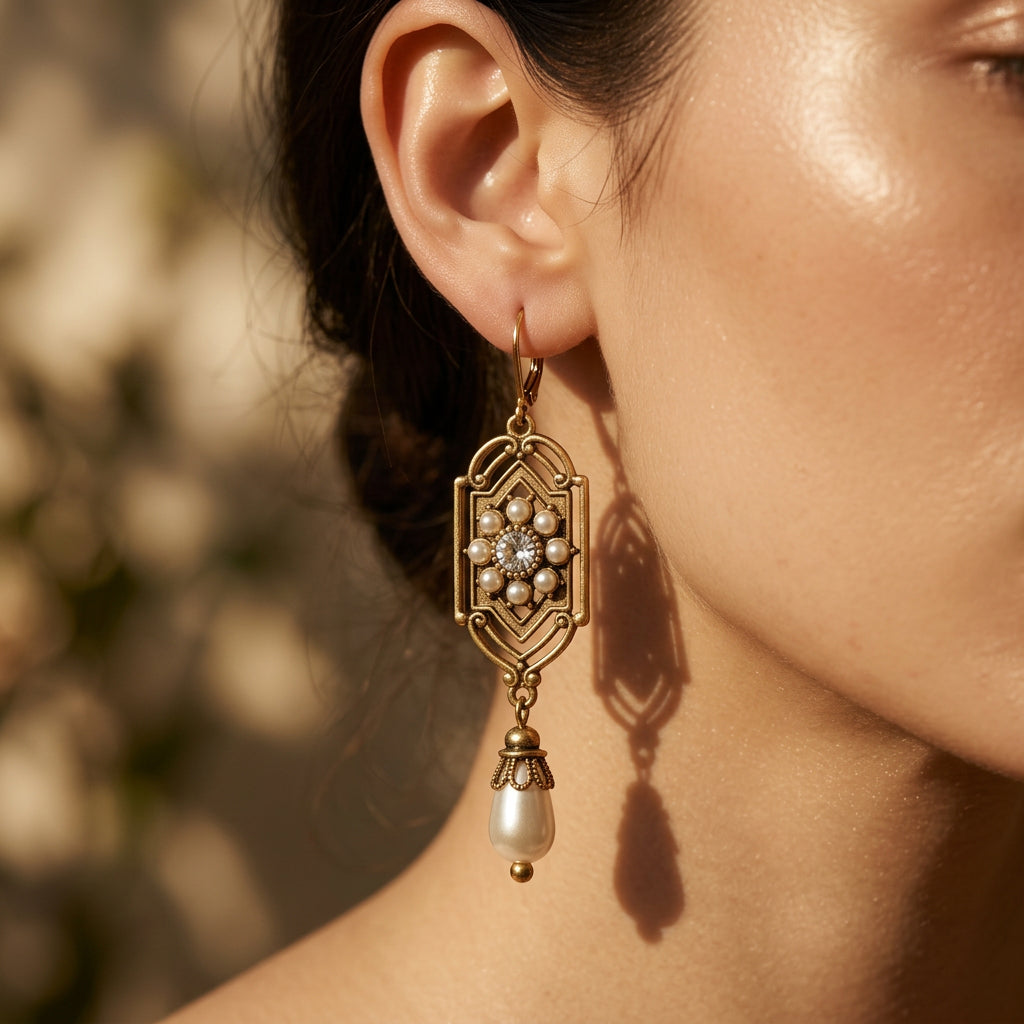 Intricate Aura Earrings