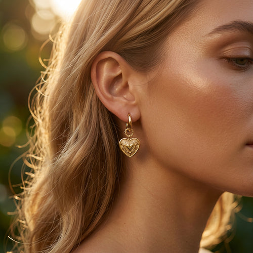 Auric Heart Earrings