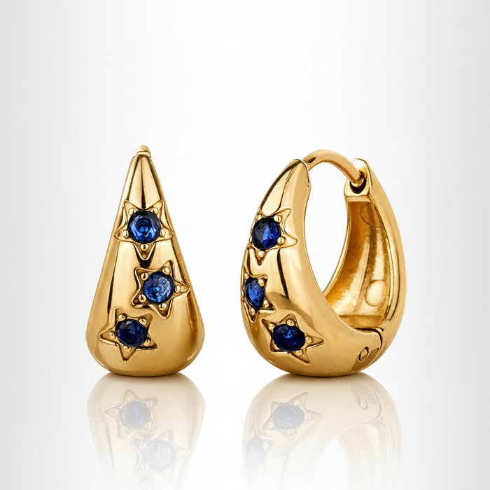 Cosmos Hoop Earrings