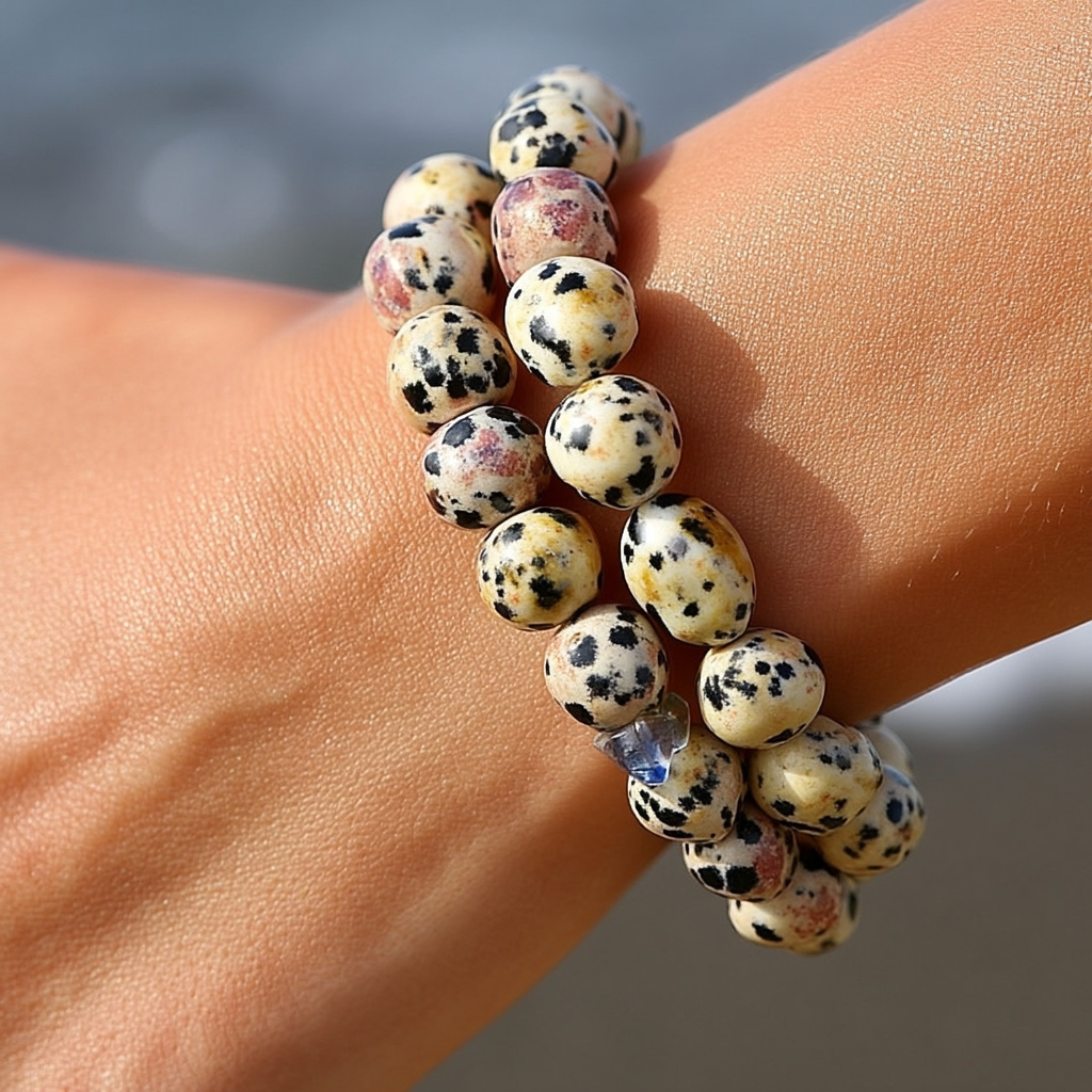 Natural Rolling Gemstone Bracelet