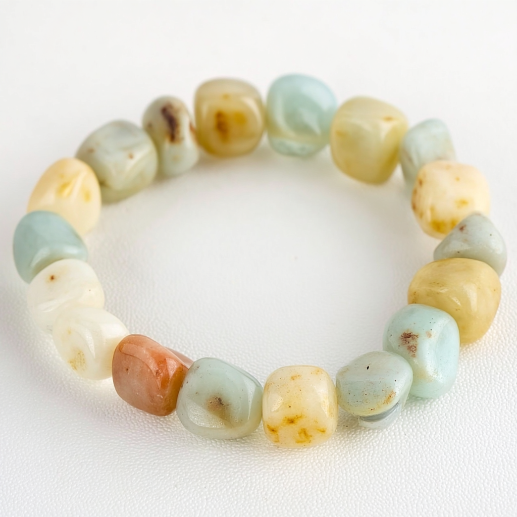 Natural Rolling Gemstone Bracelet