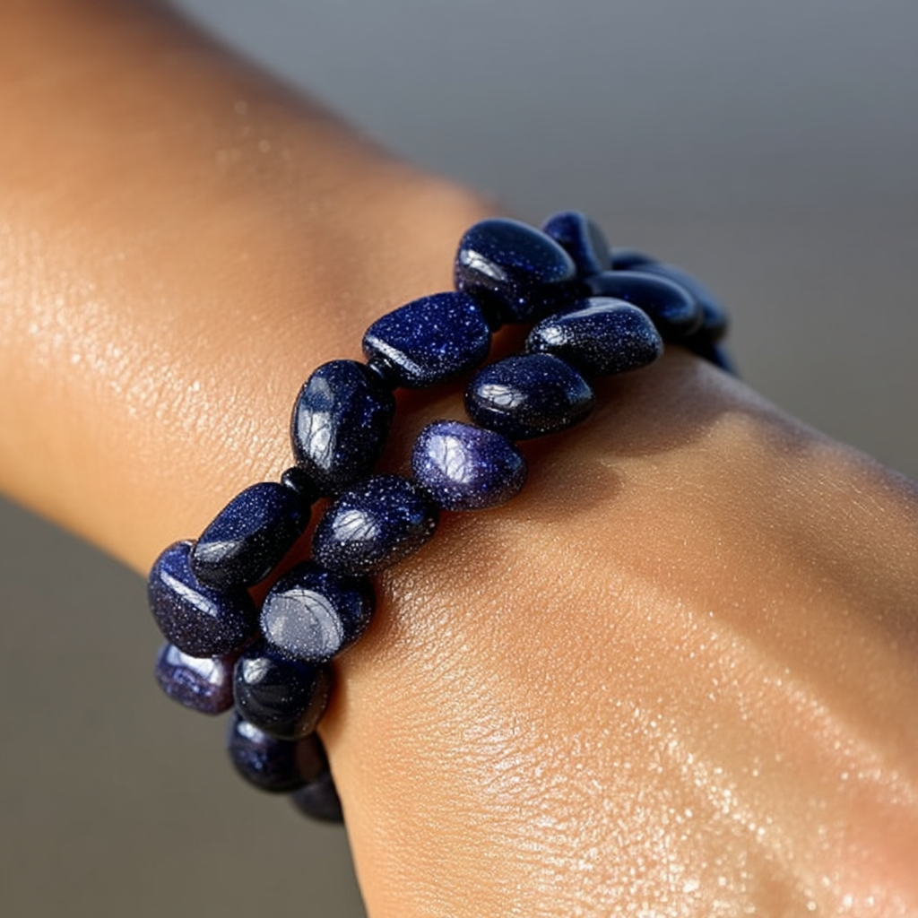 Natural Rolling Gemstone Bracelet