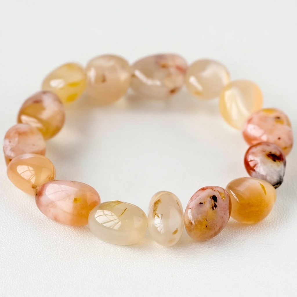 Natural Rolling Gemstone Bracelet