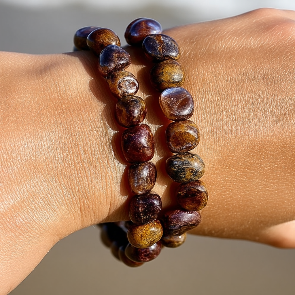 Natural Rolling Gemstone Bracelet