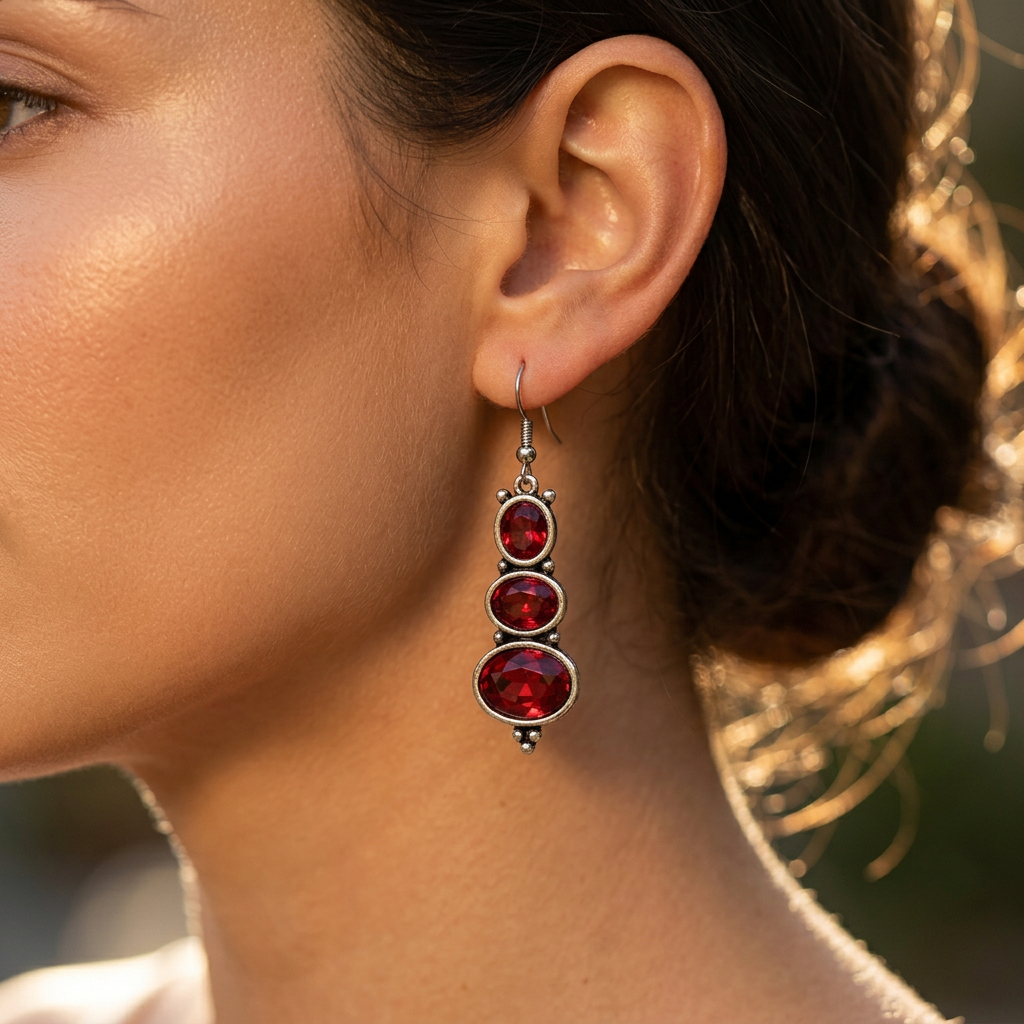 Trio Cascade Earrings