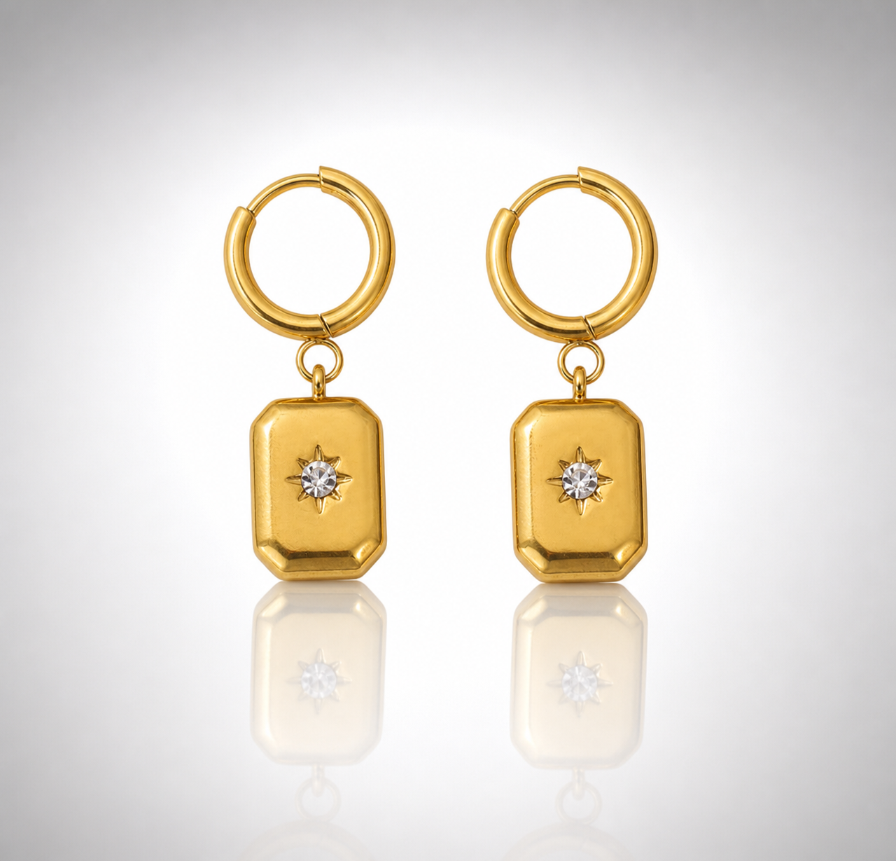Auric Tag Earrings